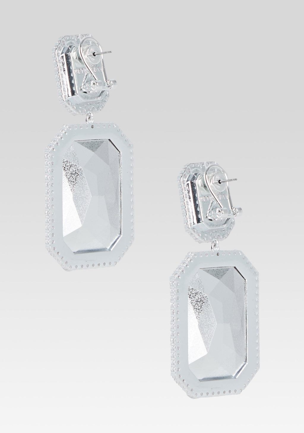 Cora Gemstone Earrings by retrofête in Black, product image 4