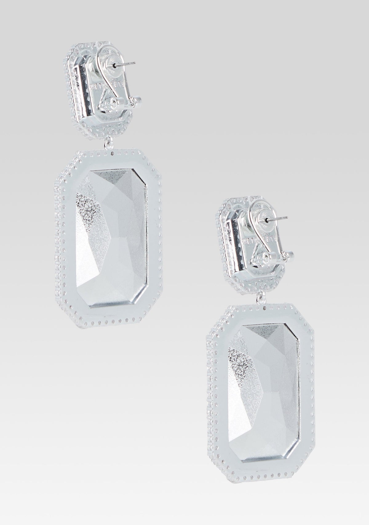 Cora Gemstone Earrings by retrofête in Black, product image 4