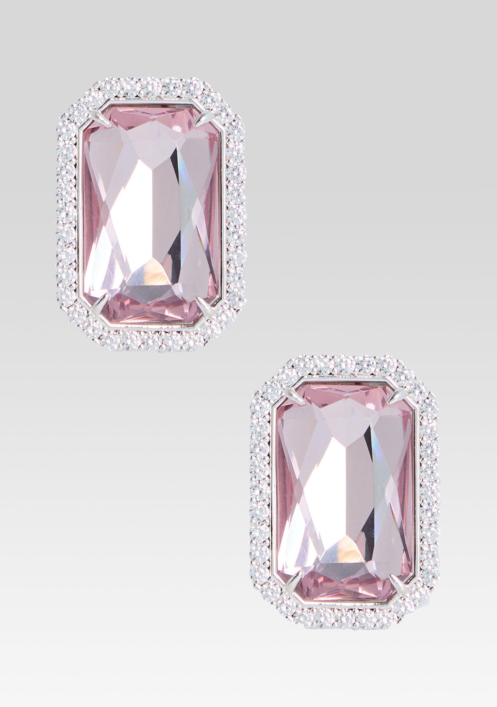 Hope Gemstone Earrings by retrofête in Petal, product image 1