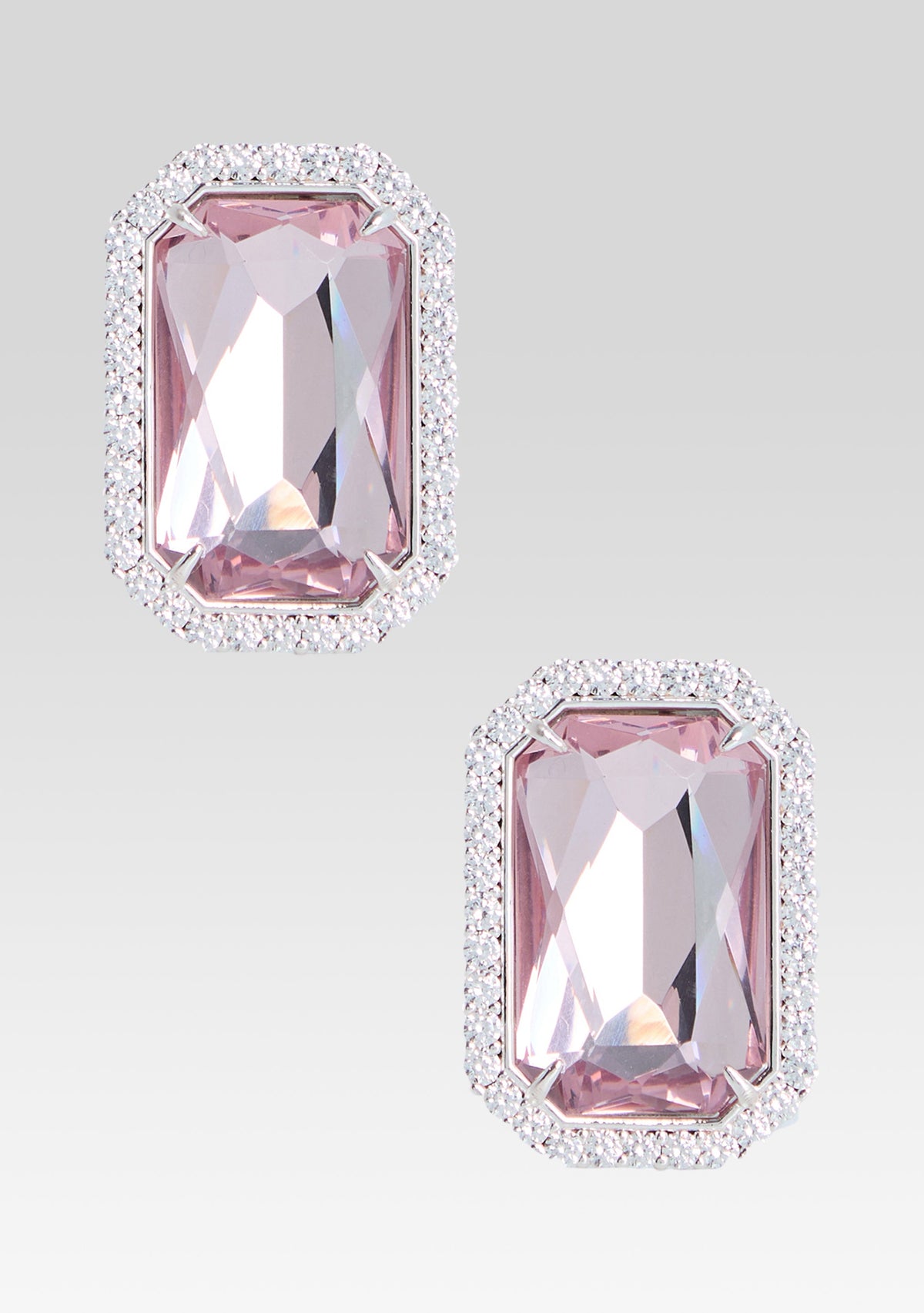 Hope Gemstone Earrings by retrofête in Petal, product image 1