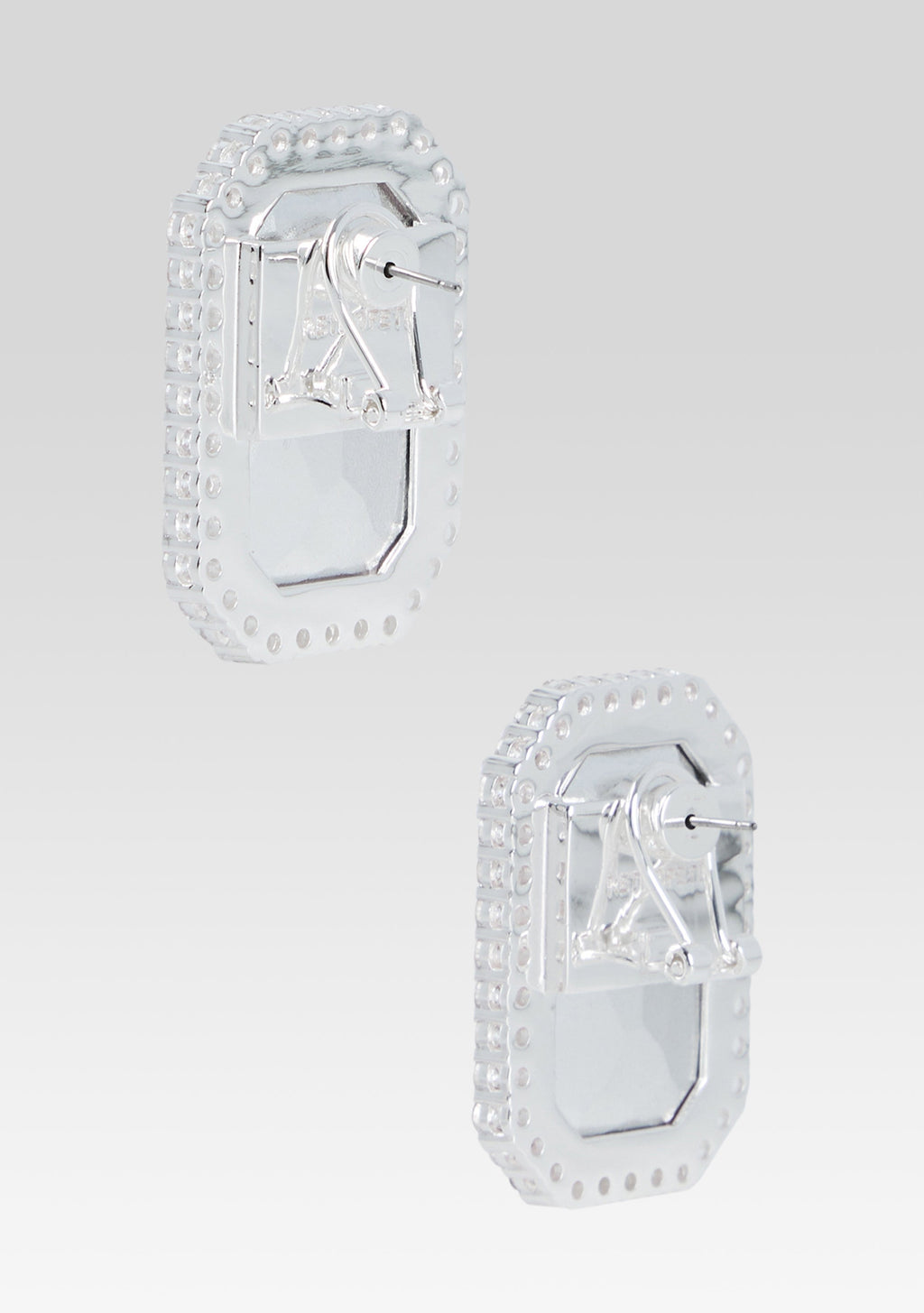 Hope Gemstone Earrings by retrofête in Petal, product image 4