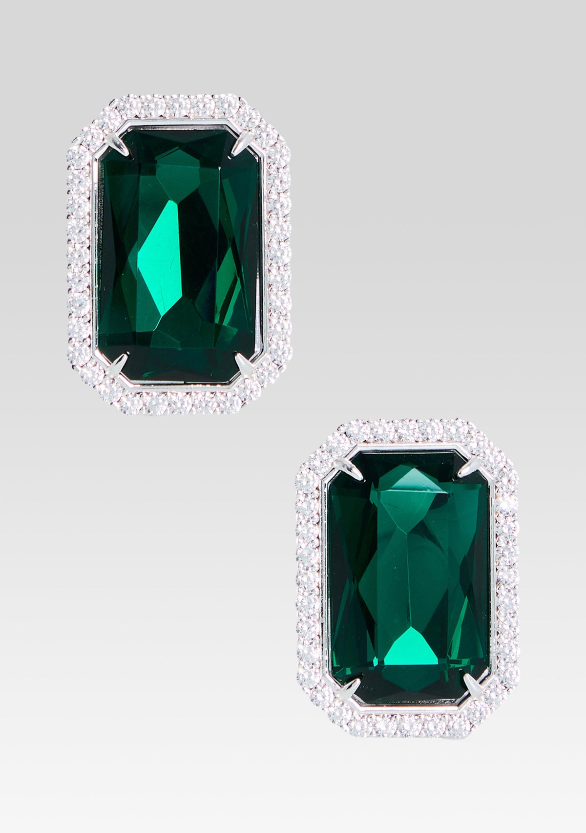 Hope Gemstone Earrings by retrofête in Pine, product image 1