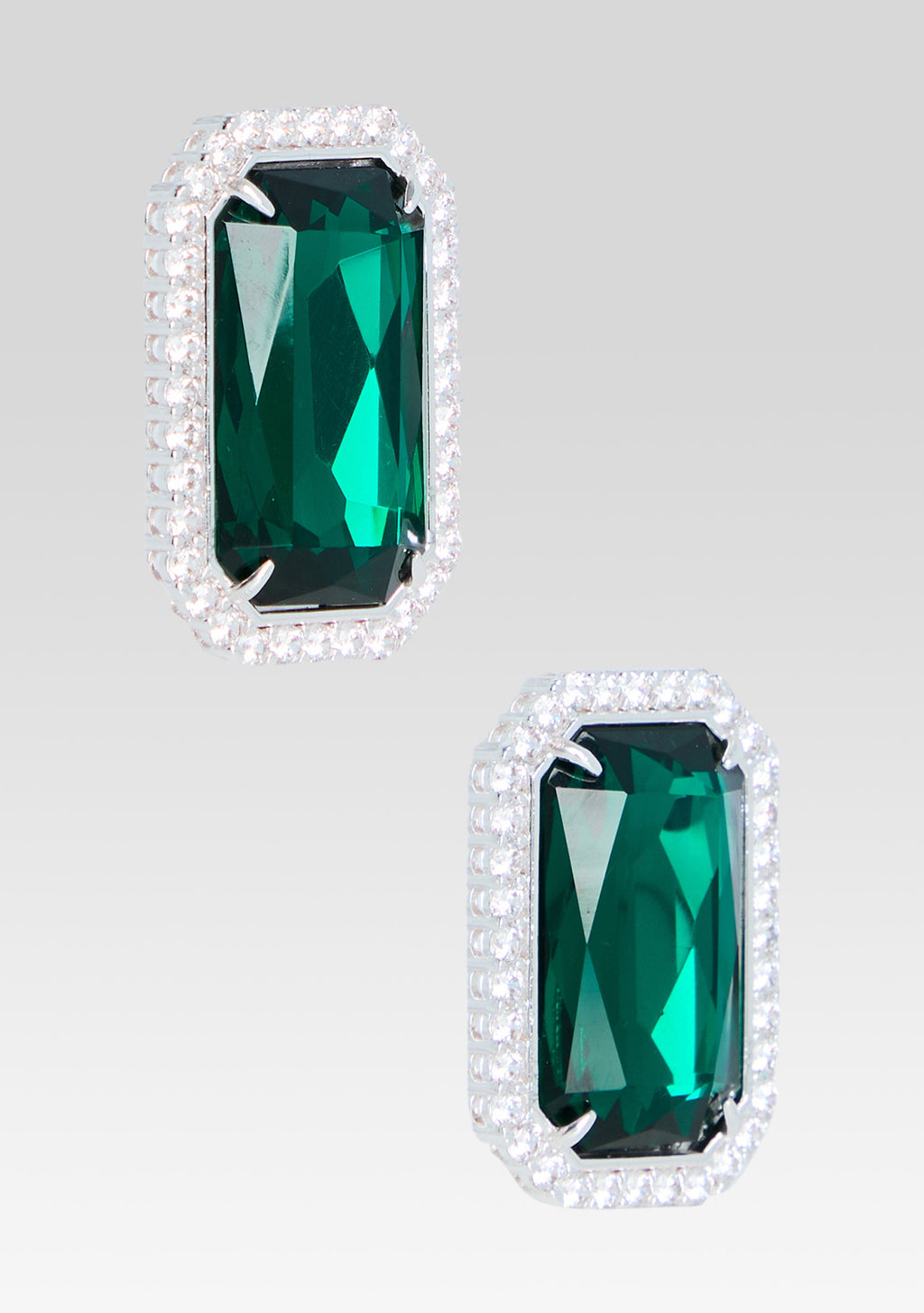 Hope Gemstone Earrings by retrofête in Pine, product image 4