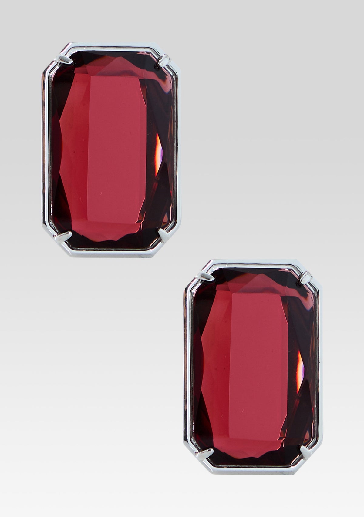 Kelsey Gemstone Earrings by retrofête in Sangria, product image 1