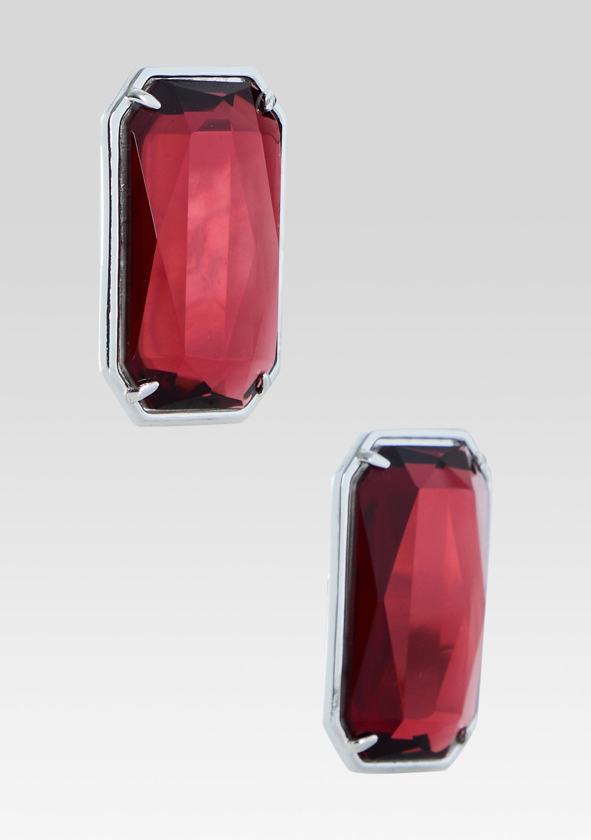 Kelsey Gemstone Earrings by retrofête in Sangria, product image 3