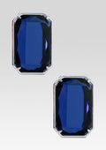 Kelsey Gemstone Earrings by retrofête in Sapphire, product image 1