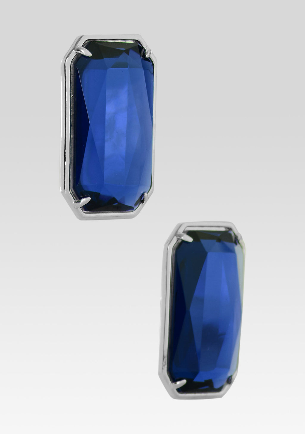 Kelsey Gemstone Earrings by retrofête in Sapphire, product image 3