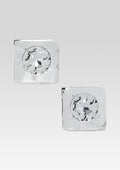 Nikki Crystal Earrings by retrofête in Silver, product image 1