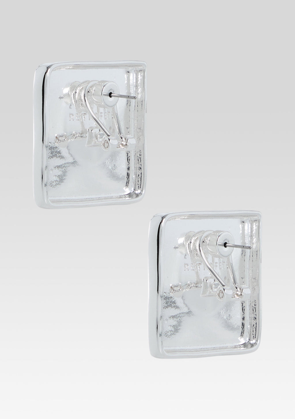 Nikki Crystal Earrings by retrofête in Silver, product image 4