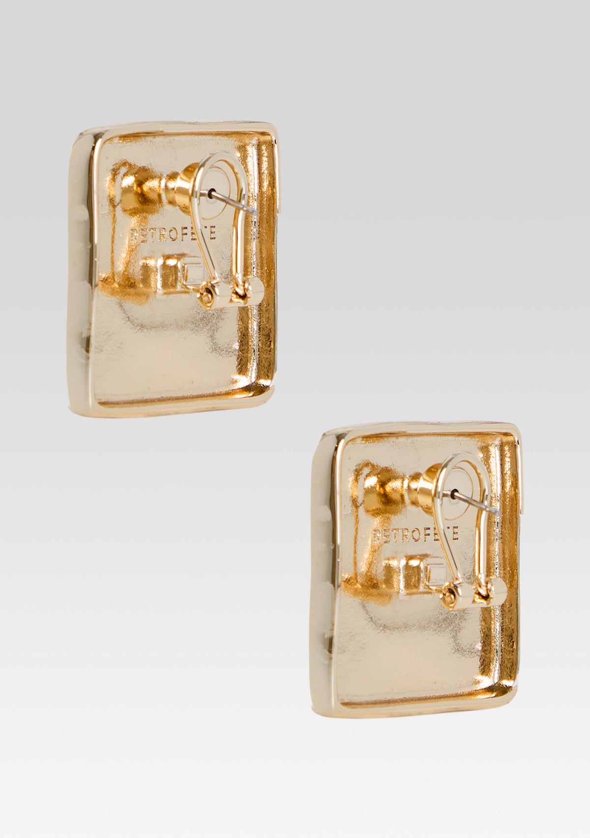 Nikki Pearl Earrings by retrofête in Gold, product image 4
