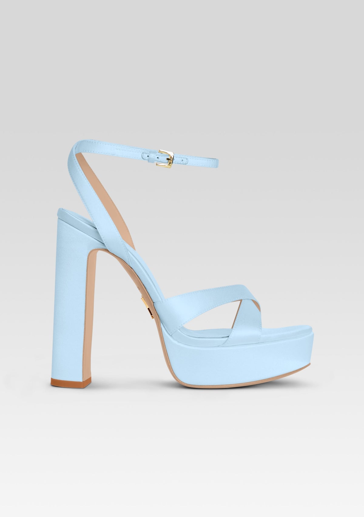 Melodia Platform Sandal by retrofête in Glace, product image 1