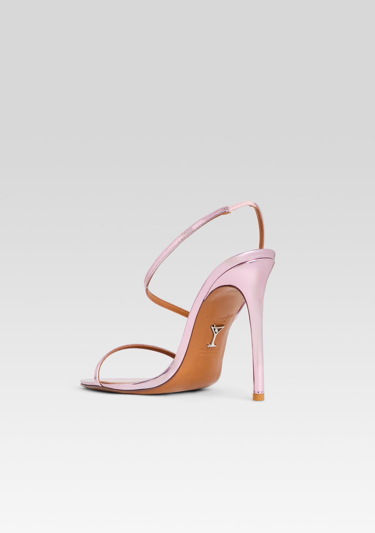Naomi Sandal by retrofête in Metallic Light Pink, product image 5