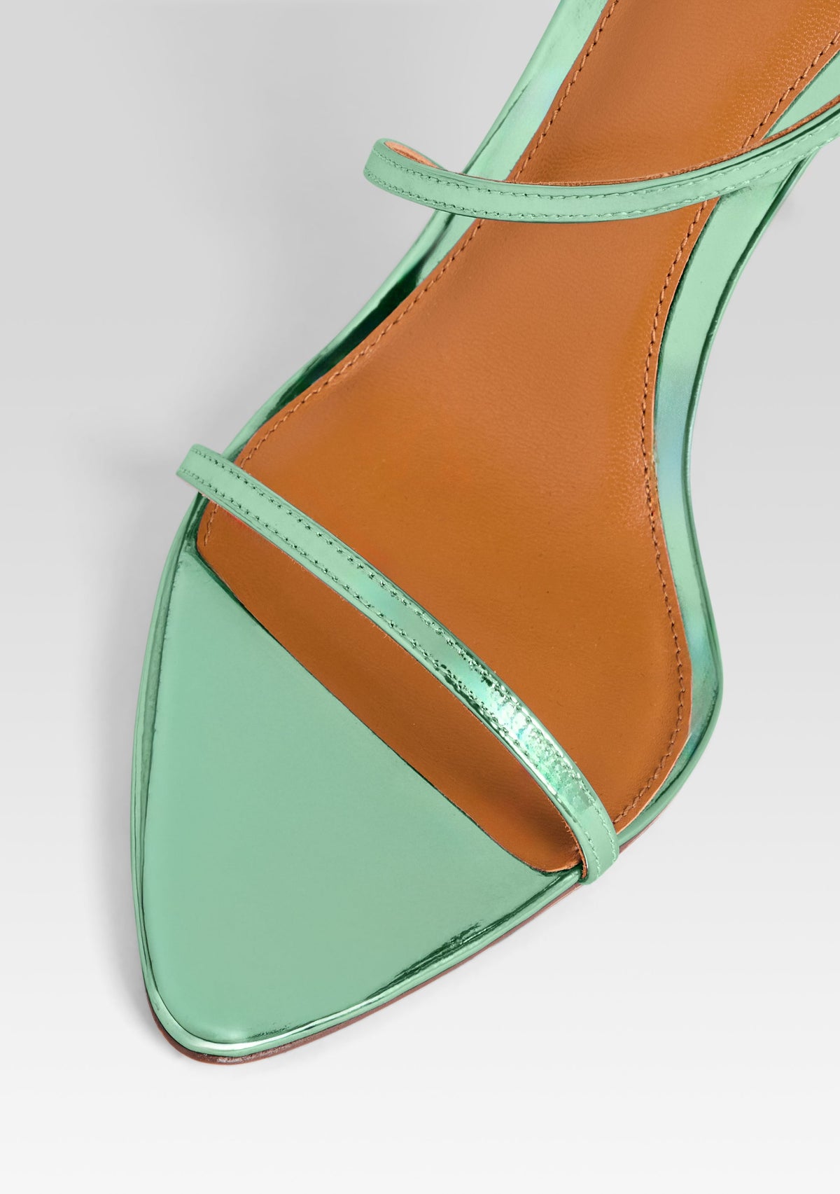 Naomi Sandal by retrofête in Metallic Mint, product image 3