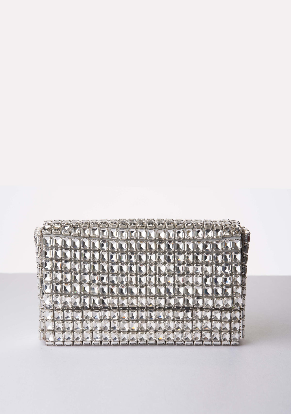 Pluto Crystal Bag by retrofête in Silver, product image 3