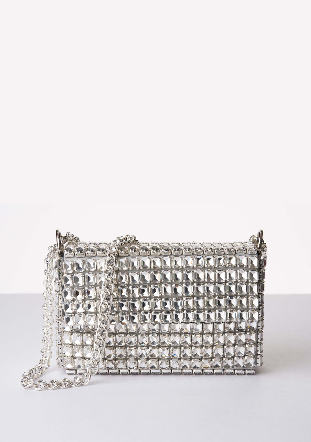 Pluto Crystal Bag by retrofête in Silver, product image 1