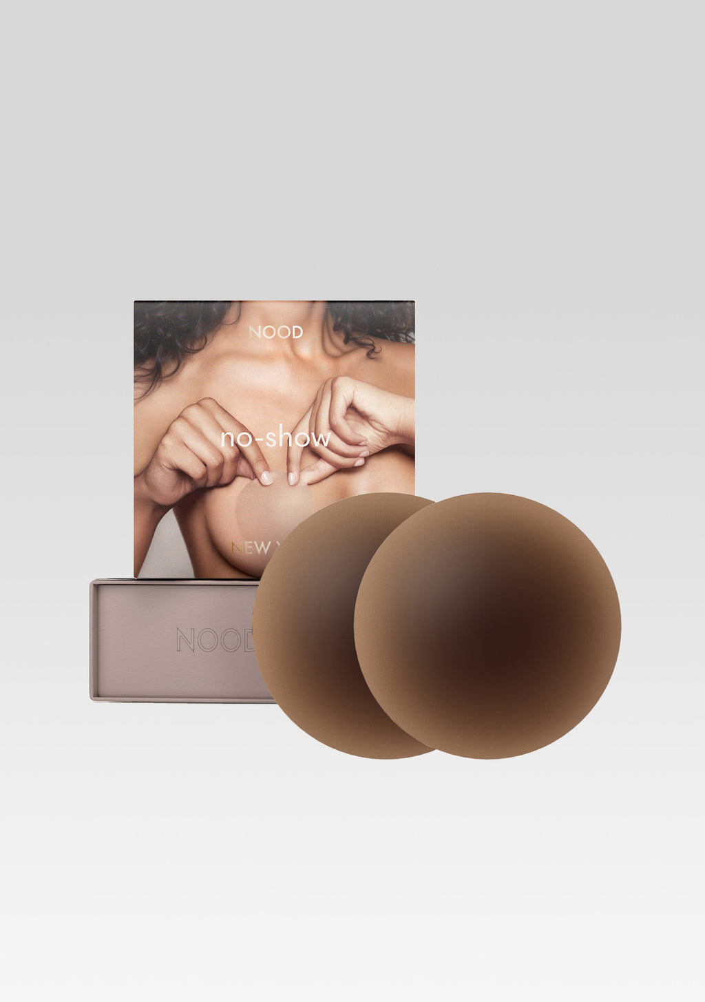 No-Show Nipple Covers by NOOD in Coffee, product image 1