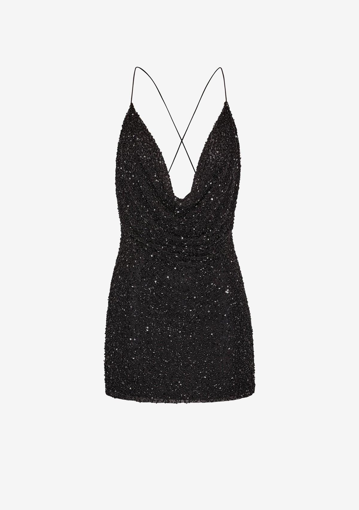 Mich Sequin Dress by retrofête in Black, product image 5