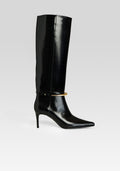 Sancia Leather Boot by retrofête in Black, product image 1
