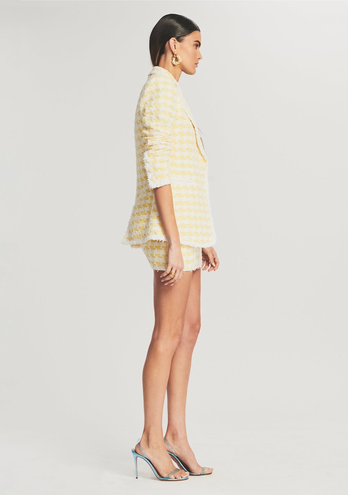 Dillion Blazer by retrofête in Yellow/White, product image 4