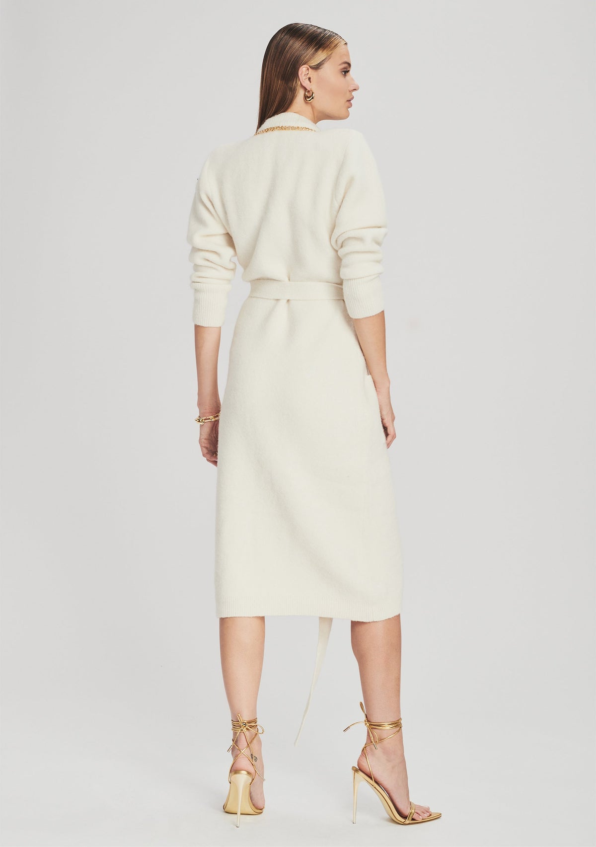 Apollo Cardigan by retrofête in Cream, product image 5