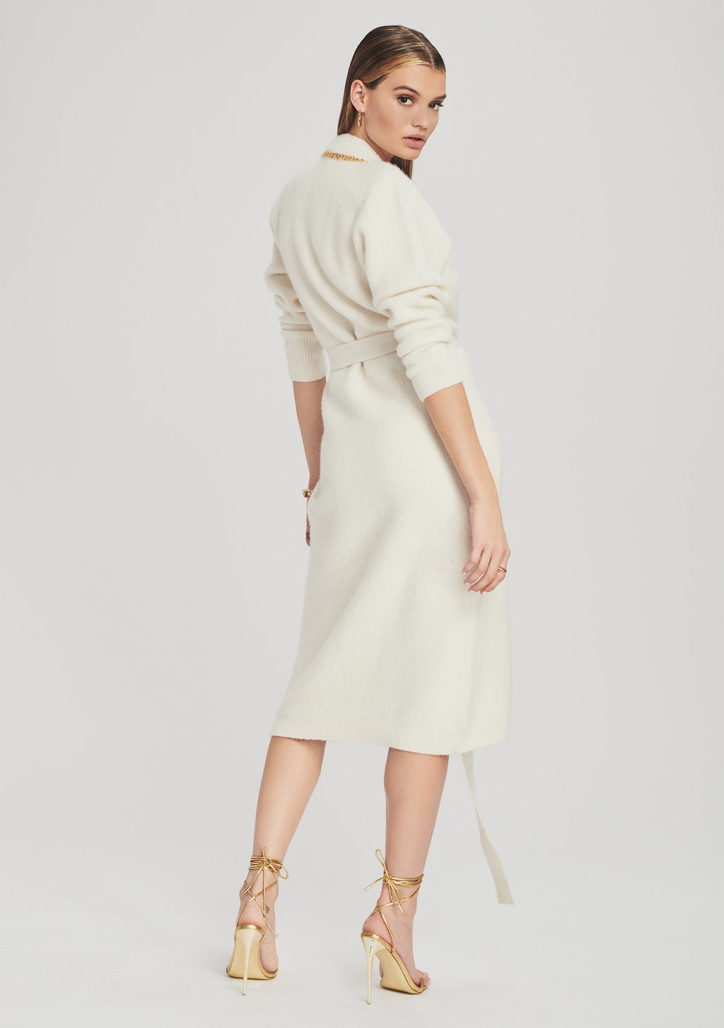 Apollo Cardigan by retrofête in Cream, product image 3