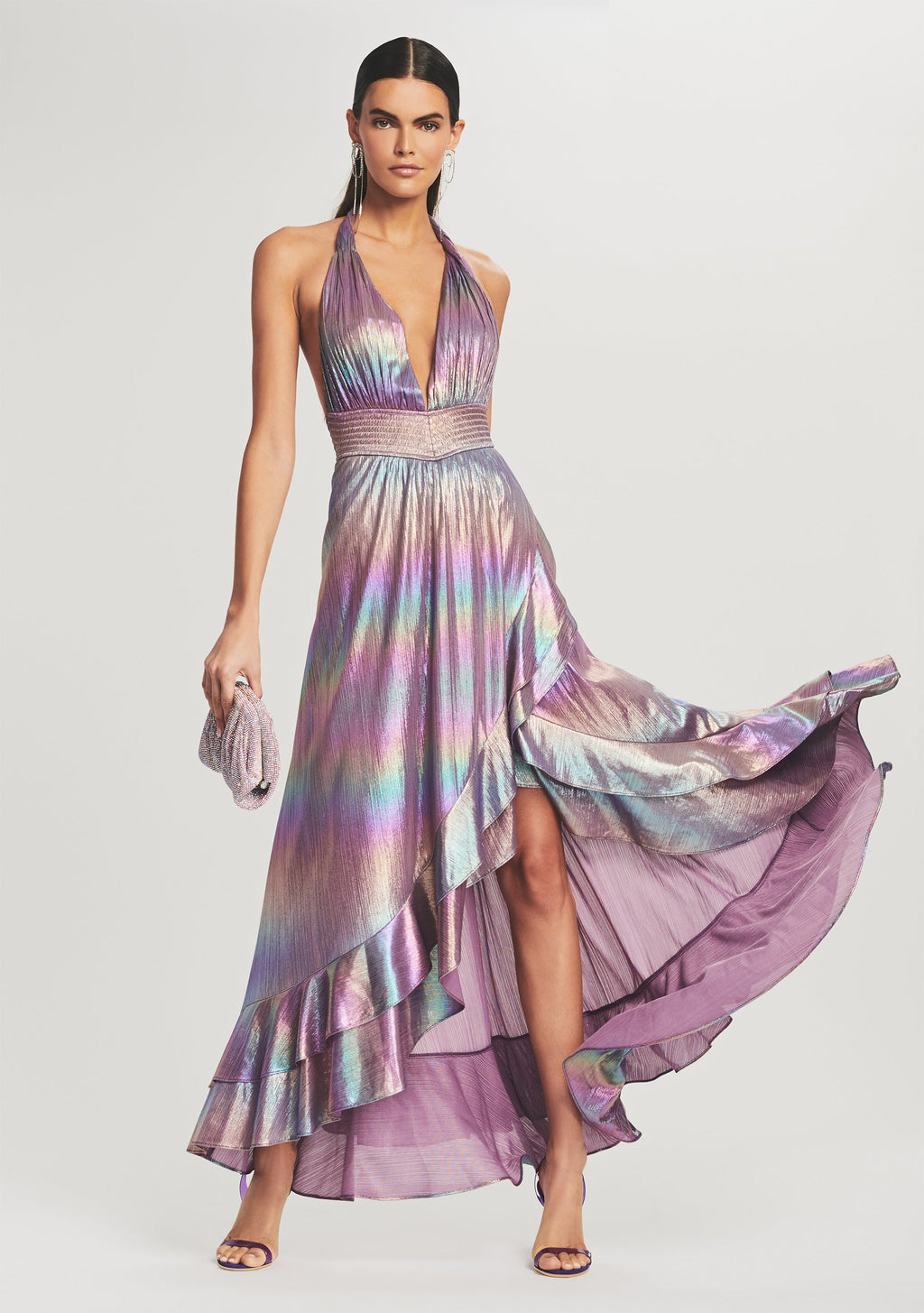 Calico Dress by retrofête in Lilac Aurora, product image 5