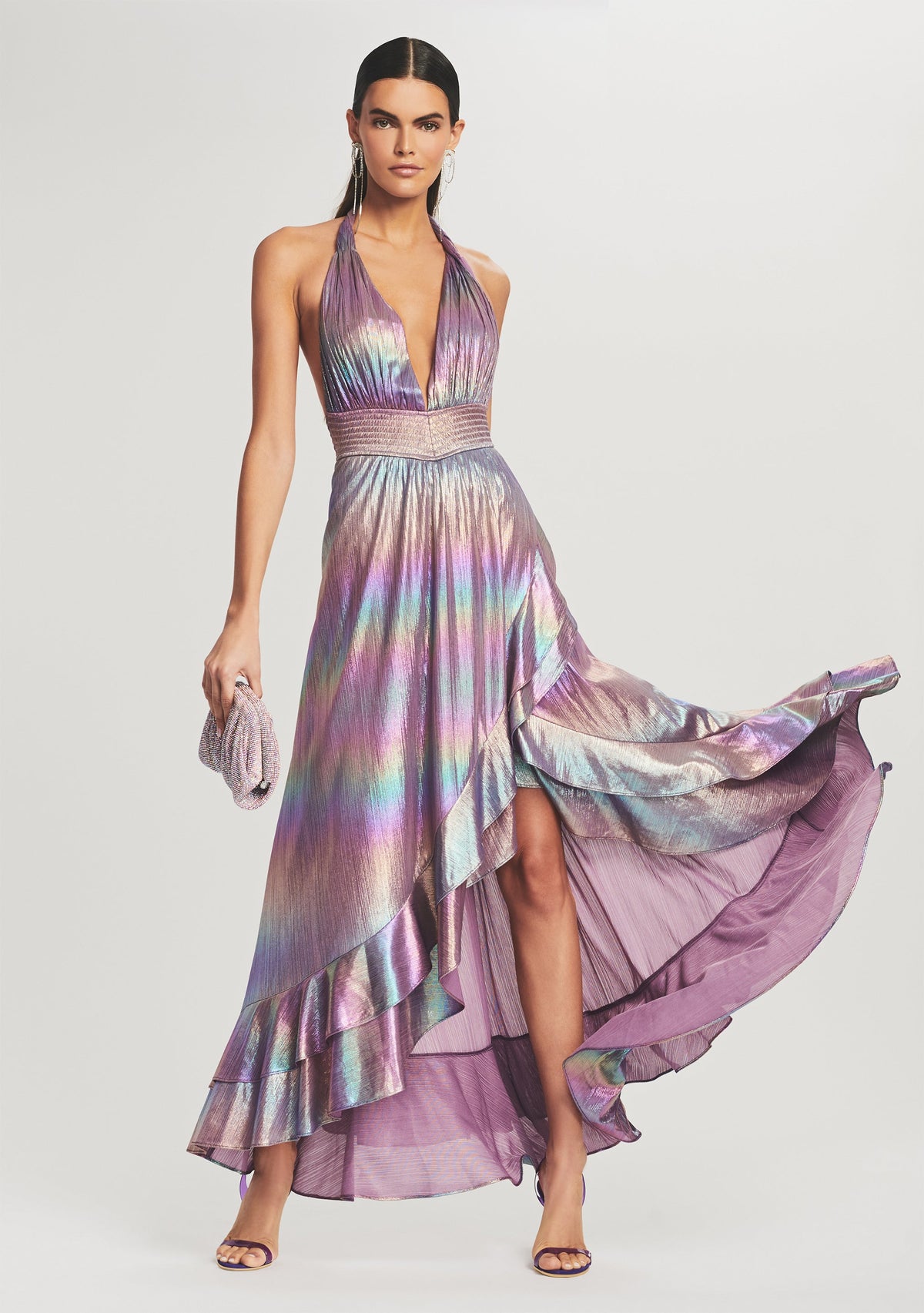 Calico Dress by retrofête in Lilac Aurora, product image 5