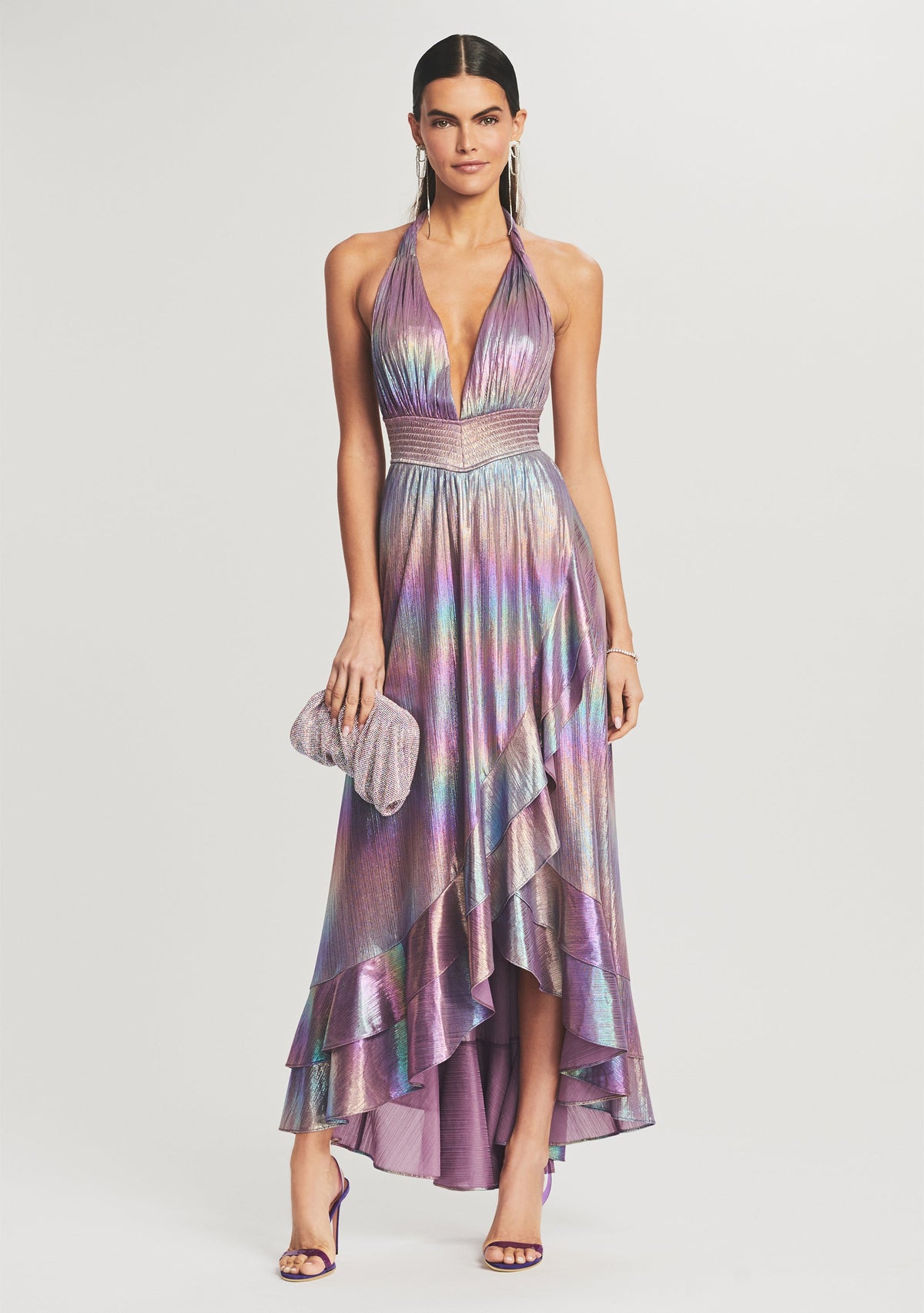 Calico Dress by retrofête in Lilac Aurora, product image 1