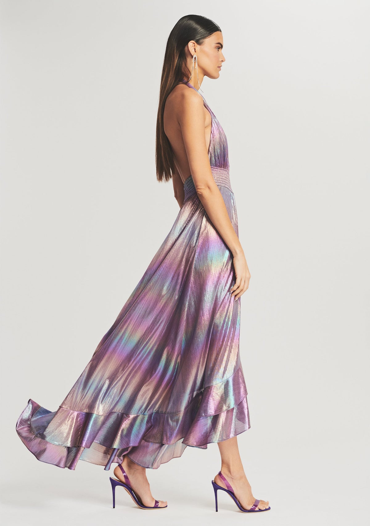 Calico Dress by retrofête in Lilac Aurora, product image 3