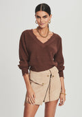 Syd Sweater by SEROYA in Brown, product image 1