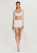 Marcel Beaded Duster by retrofête in White, product image 1