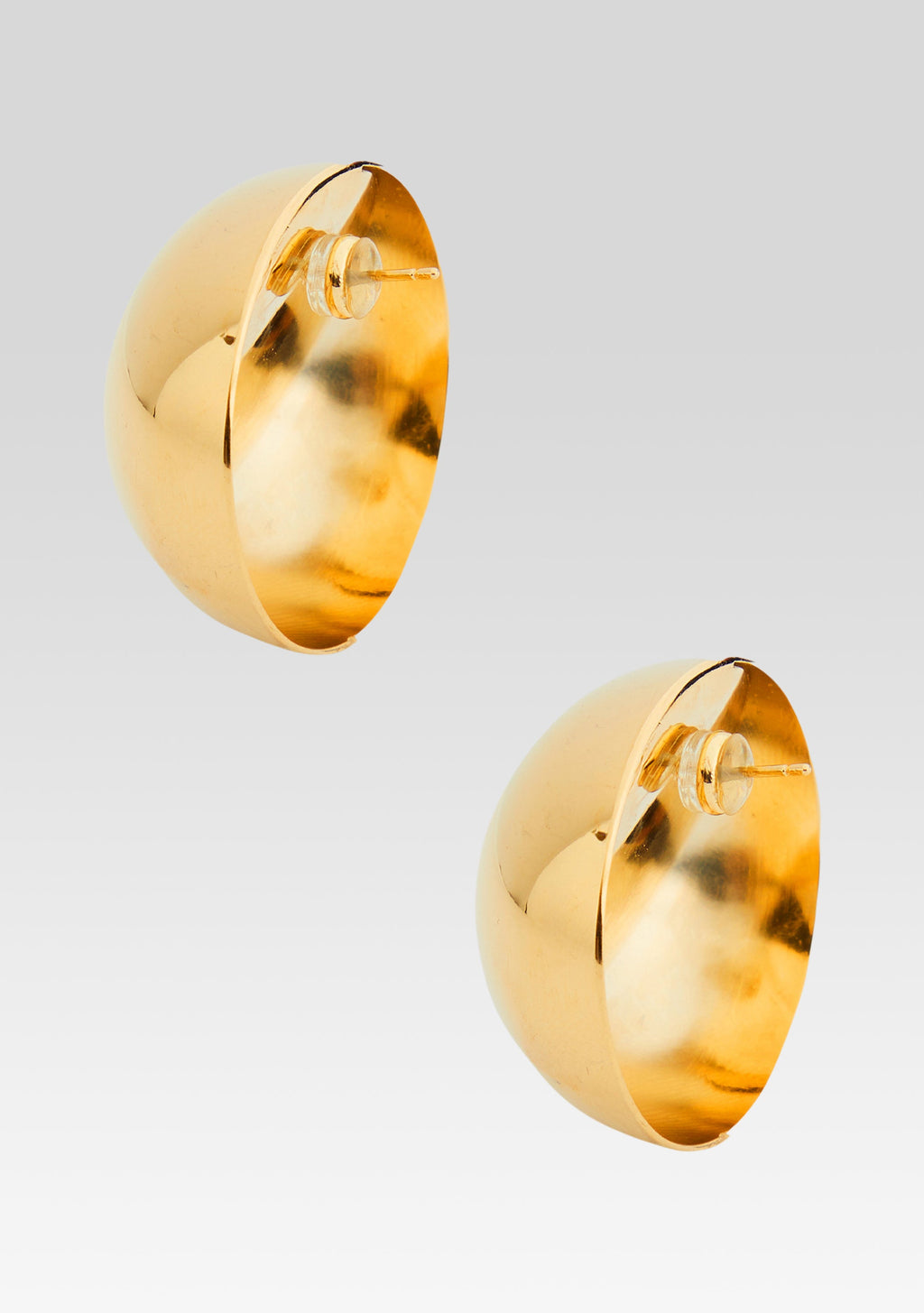 Sphere Earrings by Retrofête X Keren Wolf in Gold, product image 4