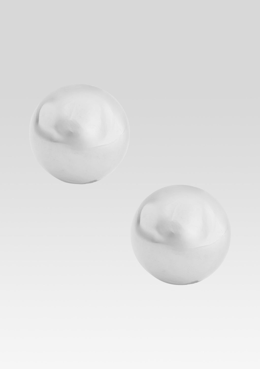 Sphere Earrings by Retrofête X Keren Wolf in Silver, product image 1