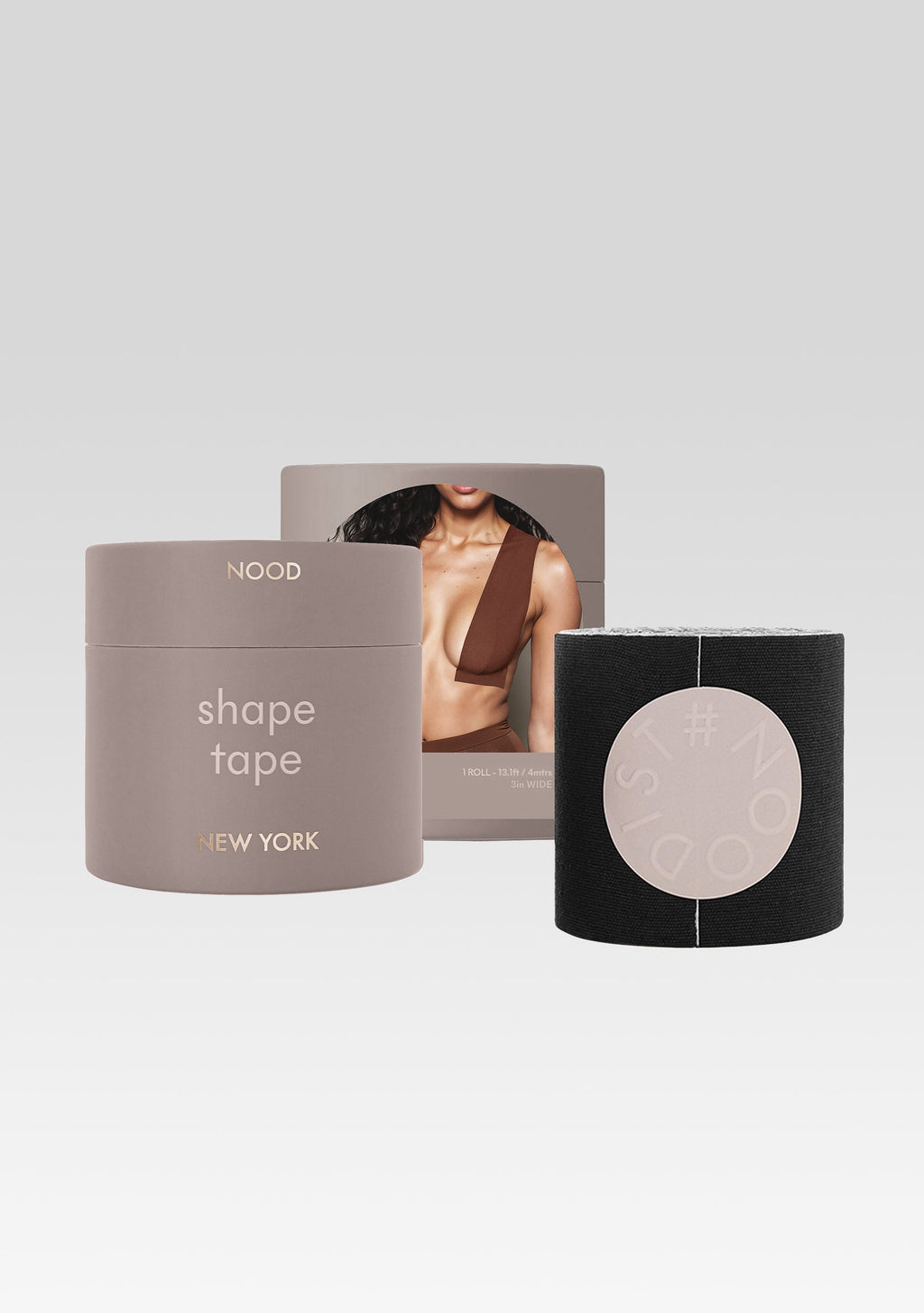 Shape Tape Breast Tape 3" by NOOD in BLACK ONYX, product image 1