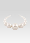 Large Venus Pearl Crown by Keren Wolf in Silver, product image 1