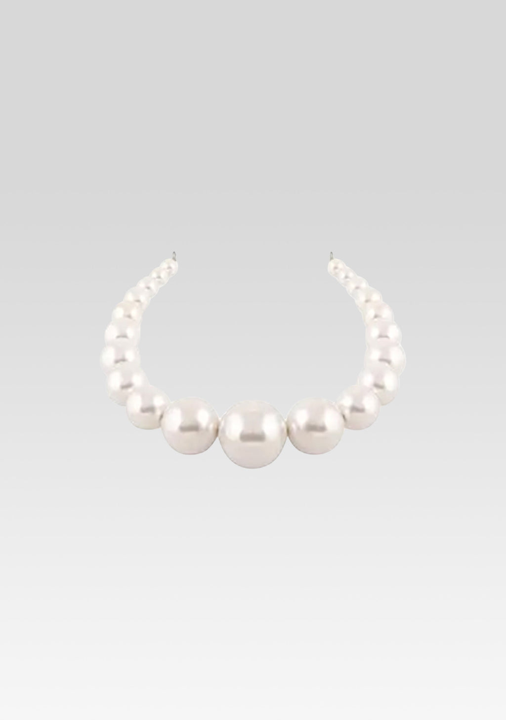Medium Venus Pearl Crown by Keren Wolf in Silver, product image 1