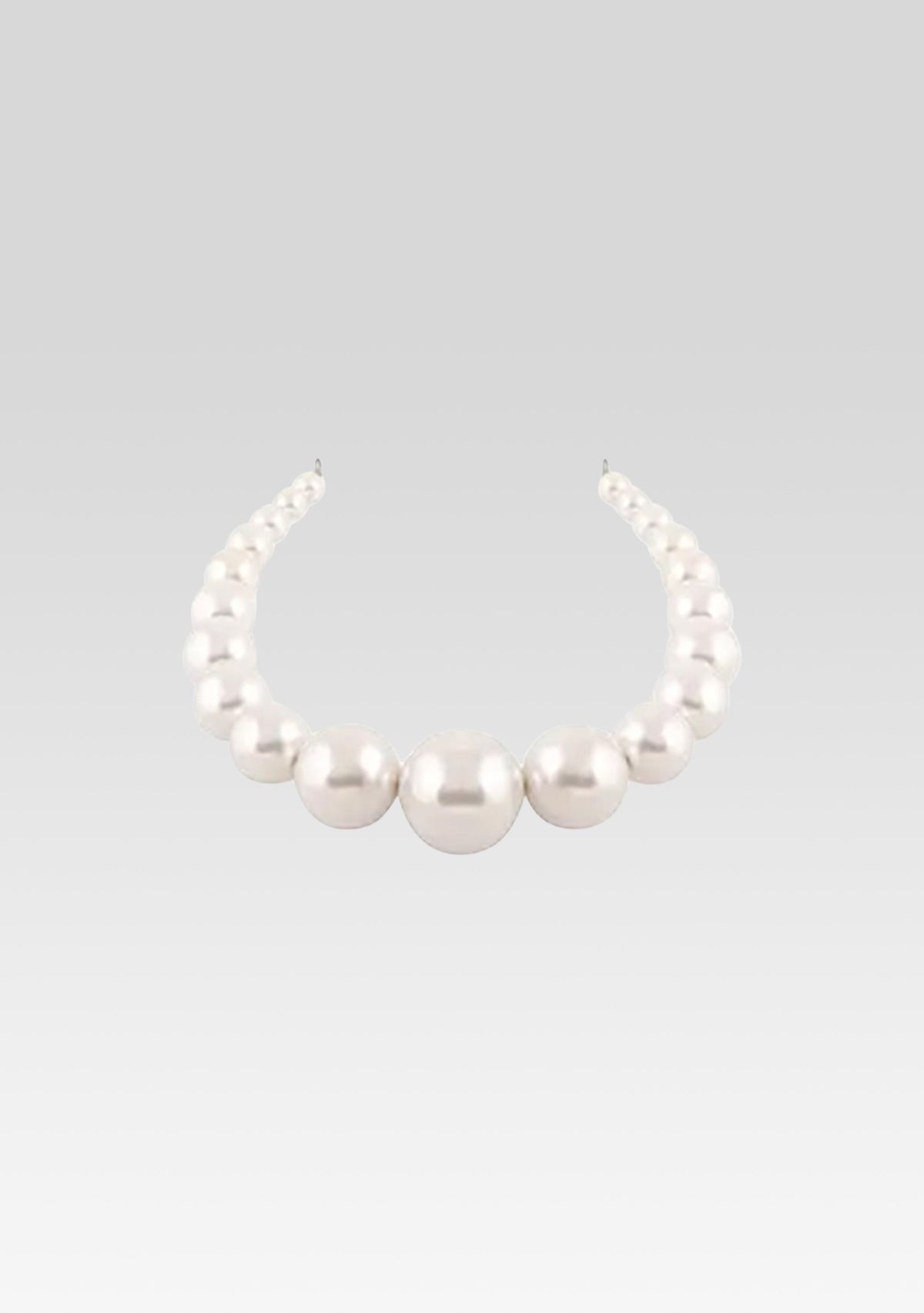 Medium Venus Pearl Crown by Keren Wolf in Silver, product image 1