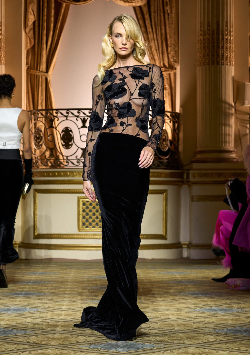 Violetta Dress by retrofête in Black, product image 2