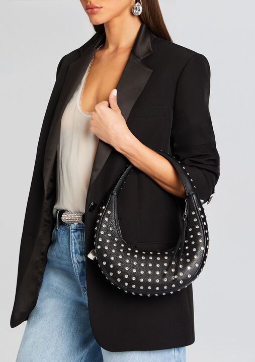 Elodie Medium Bag by retrofête in Black/Silver, product image 2