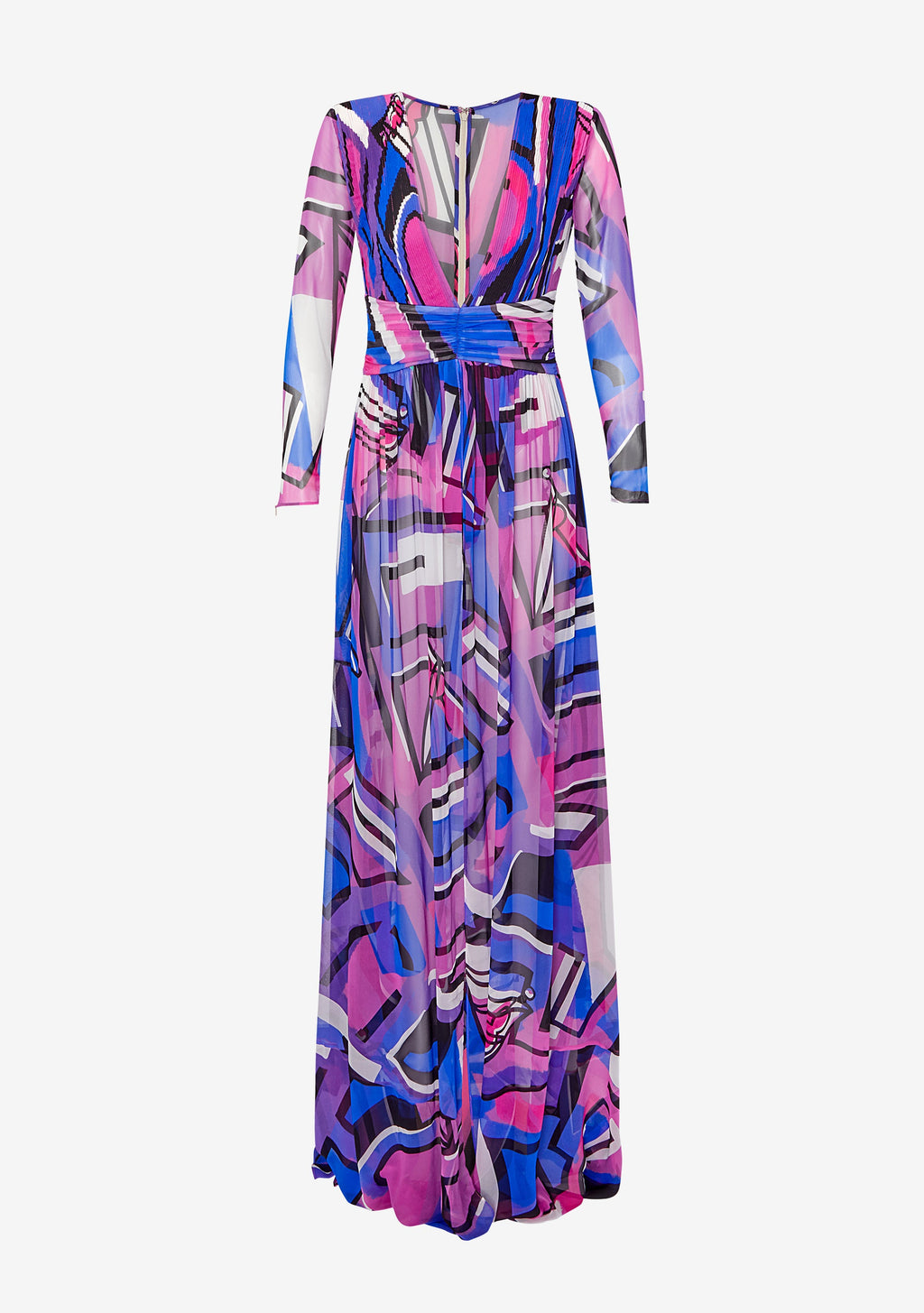 Angela Silk Chiffon Dress by retrofête in Graffiti, product image 7